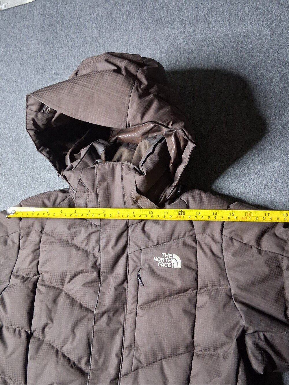 The North Face Prodigy 600 Down Ski Jacket Puffer Coat Hooded Brown Womens M - Picture 12 of 16